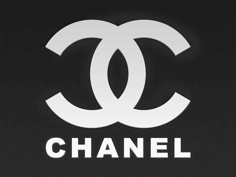 Chanel logo black background